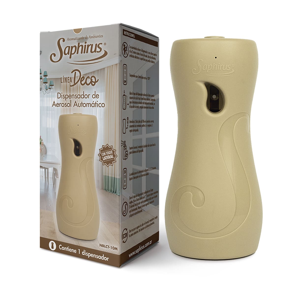 Aromatizador analógico marrón con toque